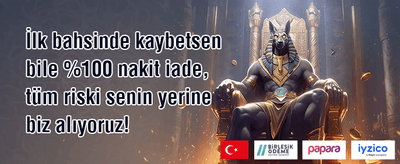 Hoş Geldin %100 İlk Yatırım Bonusu promotion banner